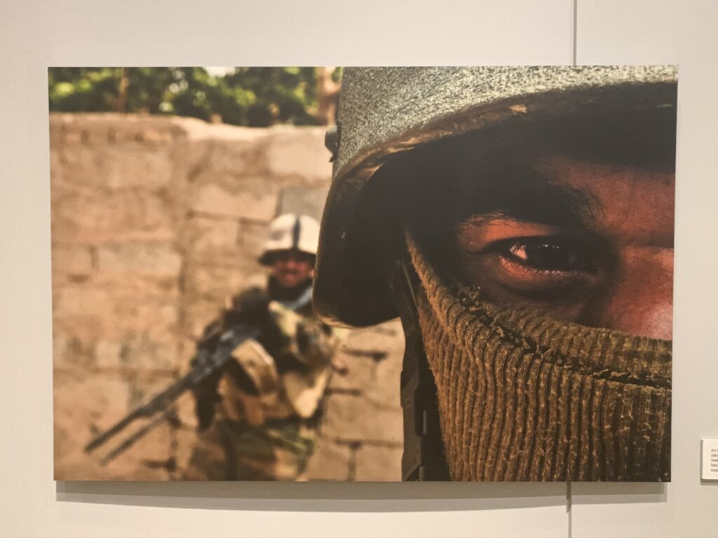 Closeup of a soldier's eye, ©Stacy Pearsall