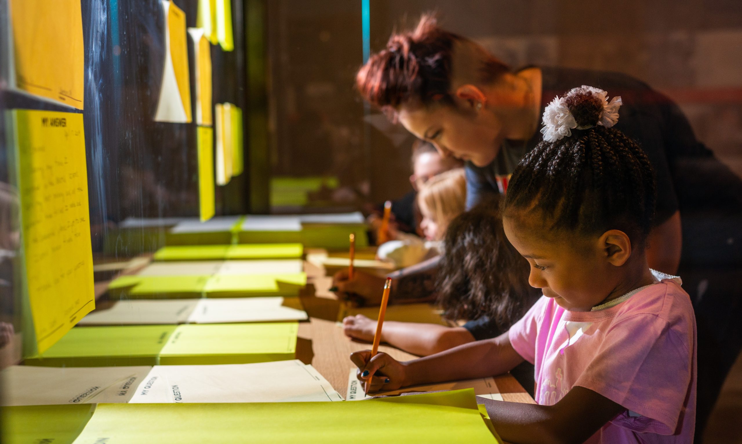 Writing Letters in Museum