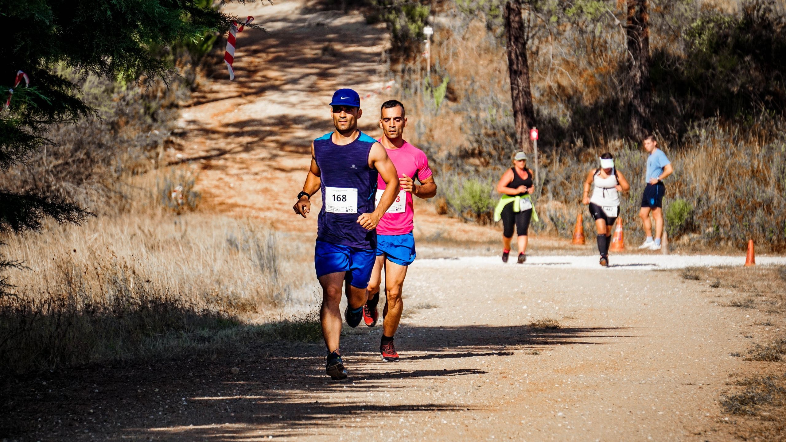 runners in a race, 5k